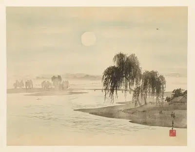 Masterpieces selected from the Ukiyoyé School, Pl.22 by Shiichi Tajima, 1906 — digital art print download