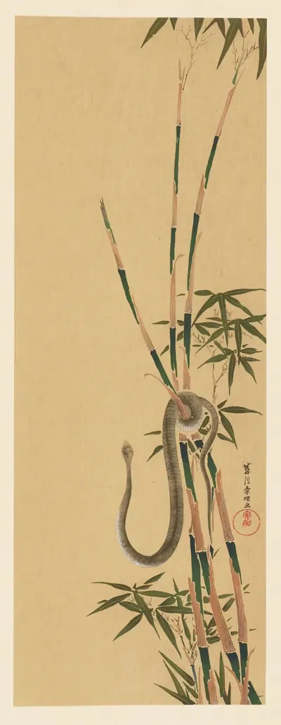 Masterpieces selected from the Ukiyoyé School, Pl.25 by Shiichi Tajima, 1906 — digital art print download