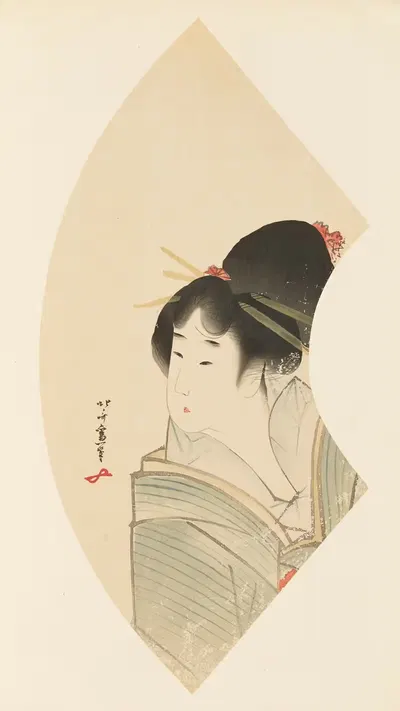 Masterpieces selected from the Ukiyoyé School, Pl.29 by Shiichi Tajima, 1906 — digital art print download