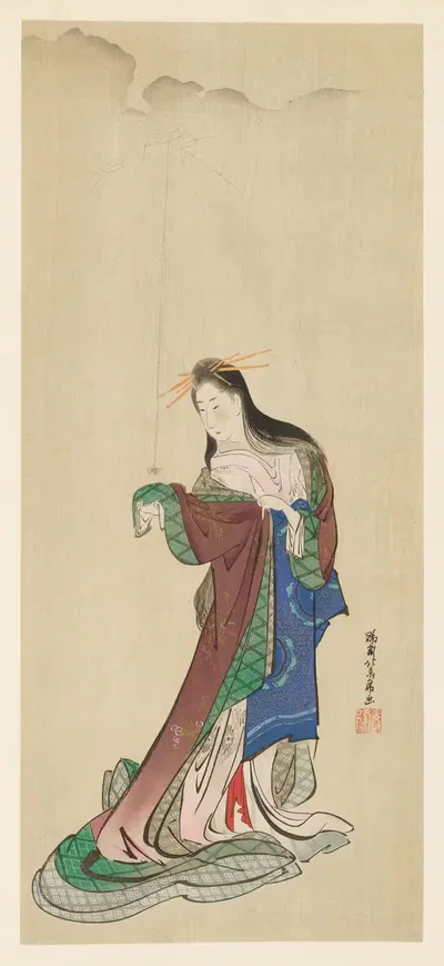 Masterpieces selected from the Ukiyoyé School, Pl.36 by Shiichi Tajima, 1906 — digital art print download