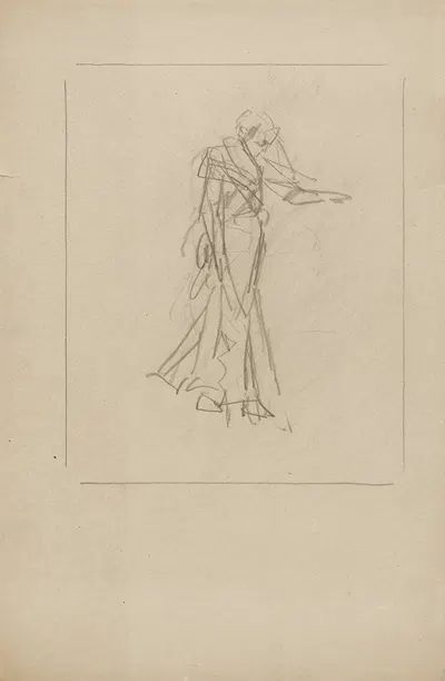 Standing Figure by Alfred Grévin — digital art print download