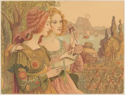 Золотая легенда by Арман Пуан, 1897 — digital art print download