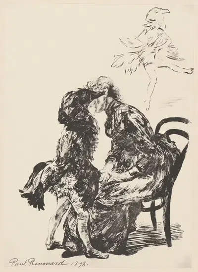 Перед балетом by Шарль Поль Ренуар, 1898 — digital art print download