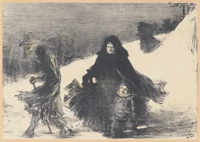Рождество by Шарль-Люсьен Леандр, 1897 — digital art print download