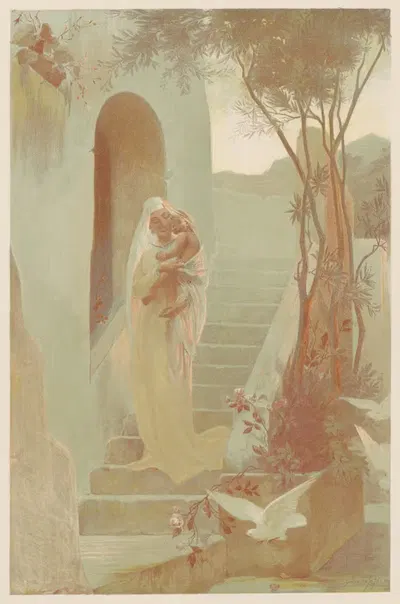 Ребенок by Гийом Дюбюф, 1899 — digital art print download