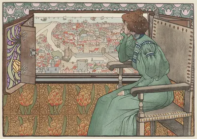Solveig by Gustave-Max Stevens — digital art print download