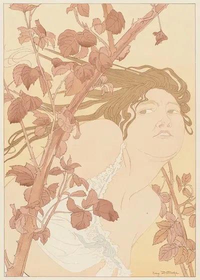 В колючках (Dans les Ronces) by Анри Дету — digital art print download