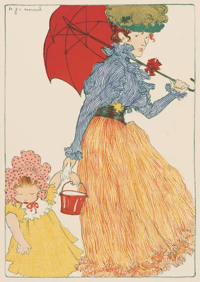 На площади by Анри Эвенепуль, 1897 — digital art print download