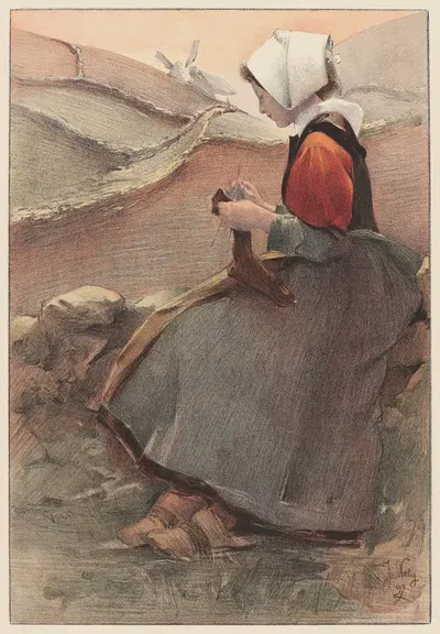 Цветок Ландыша by Жак Вели, 1897 — digital art print download