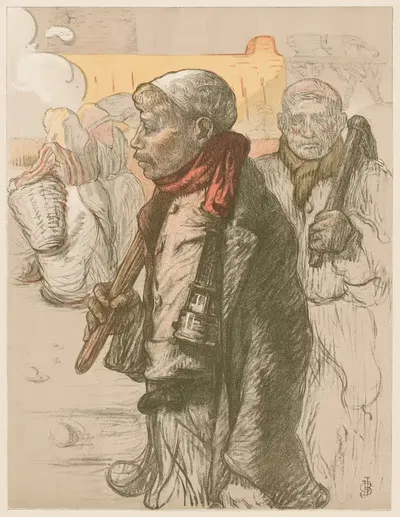 В Черной стране (Au Pays Noir) by Жюль Гюстав Бессон — digital art print download