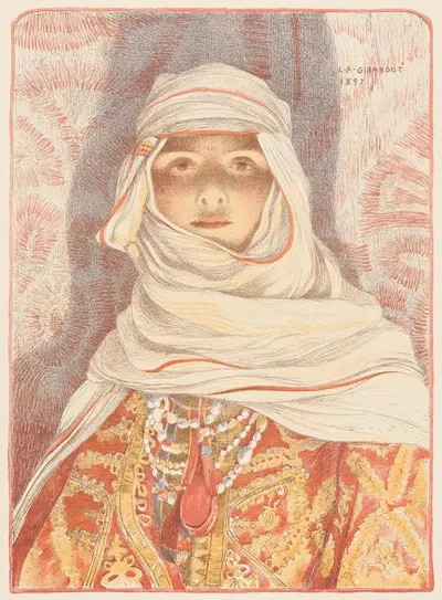 Женщина из Рифа by Луи Огюст Жирардо, 1897 — digital art print download