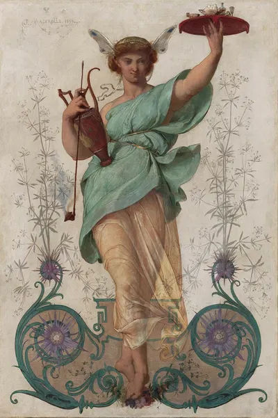 Опий by Алексис-Жозеф Мазероль, 1859 — digital art print download