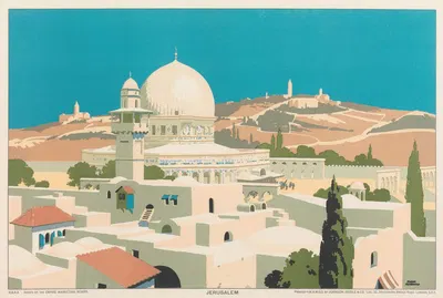 Иерусалим by Фрэнк Ньюболд, 1929 — digital art print download