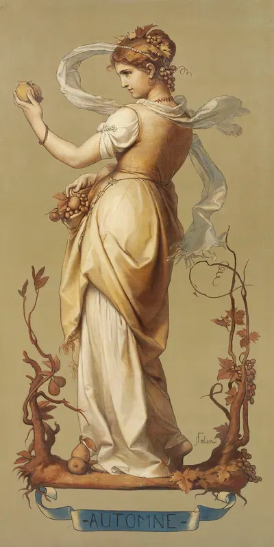 Les Quatres Saisons (The Four Seasons) – Autumne (Autumn) by Иосиф Фелон — digital art print download