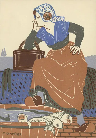 E. Christen, Basel by Paul Kammüller, 1906 — digital art print download