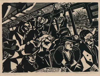 Современная музыка by Альберт Поттер, 1933-1936 — digital art print download
