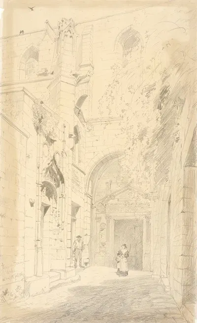 The Dominican Church at Arles by Аксель Херман Хайг, 1886 — digital art print download