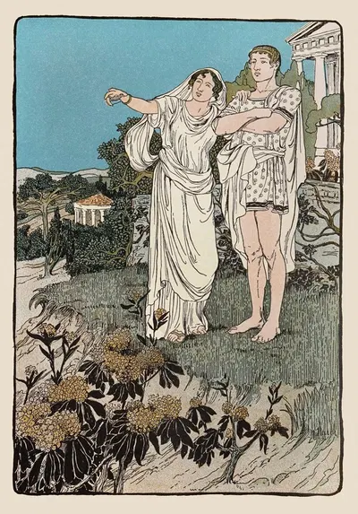 Ты видишь ту землю за пределами! by Мод Хант Скуайр, 1901 — digital art print download