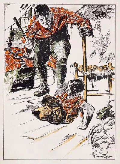 Водяные младенцы пл 2 by Джордж Хэнд Райт, 1900 — digital art print download