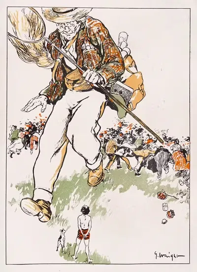 Водяные младенцы, пл. 8 by Джордж Хэнд Райт, 1900 — digital art print download