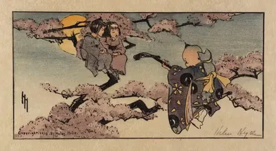A Roundelay by Helen Hyde, 1906 — digital art print download