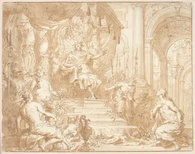 Phaeton asks his Father Phoebus for the Sun’s Chariot by Бернар Пикара — digital art print download