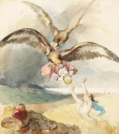 Похищение by Петер Фенди, 1836 — digital art print download
