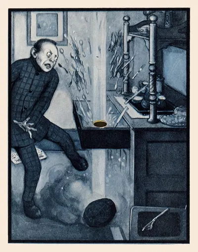 Книга ракеты Пл.07 by Петер Ньюэлл, 1912 — digital art print download