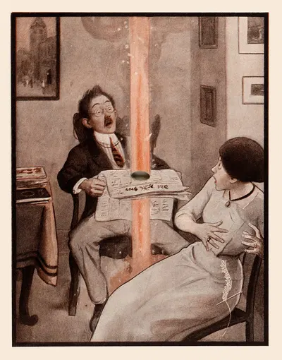 Ракетная книга Пл 16 by Петер Ньюэлл, 1912 — digital art print download