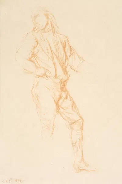 A Youth in Marmiton Costume by Чарльз Хаселвуд Шеннон, 1899 — digital art print download