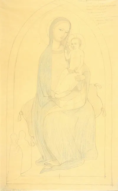Madonna and Child by Шарль Мари Дюлак — digital art print download