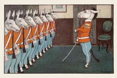 Каждый воин несет надежную пушку by Петер Ньюэлл, 1904 — digital art print download