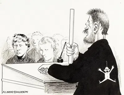 Elementary School Teacher in Askersund by Albert Engström, 1901 — digital art print download