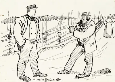 I'm just telling you by Albert Engström, 1905 — digital art print download