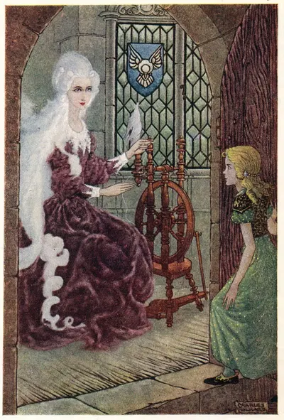 'Входи, дорогая, я рада тебя видеть,' сказала старая дама by Шарль Фолкард, 1949 — digital art print download