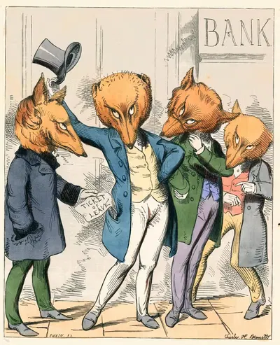Лиса, которой обрезали хвост by Чарльз Генри Беннет, 1857 — digital art print download
