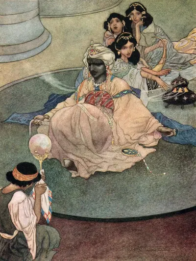 Король гор Луны by Чарльз Робинсон, 1913 — digital art print download