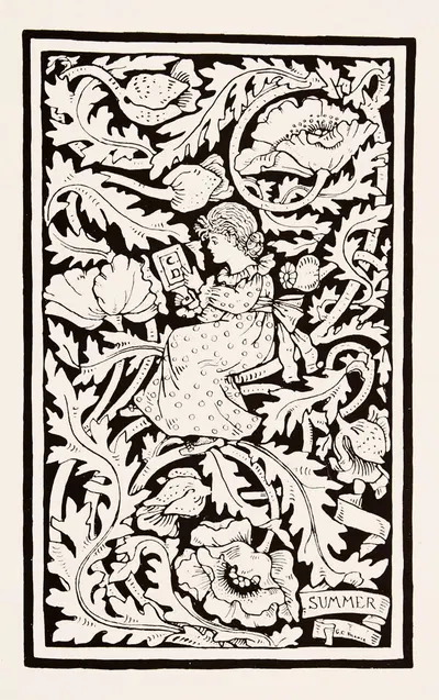 Лето by Джорджи Кейв Франс, 1897 — digital art print download
