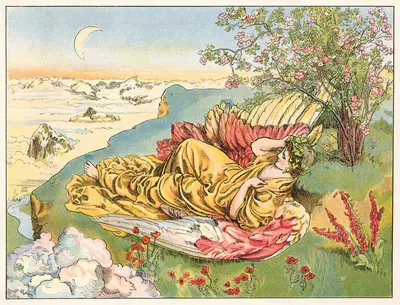 Моховая роза by Джон Шелтон Иланд, 1890 — digital art print download