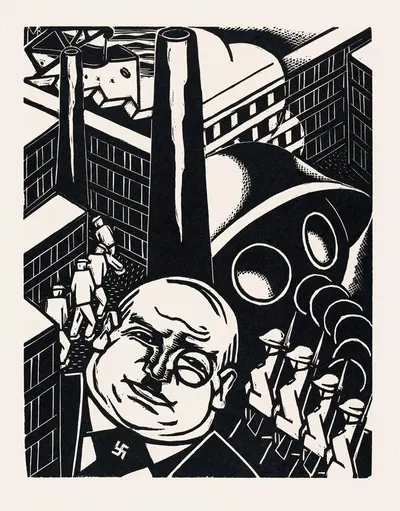 Военная промышленность by Мейер Блекроде, 1933 — digital art print download