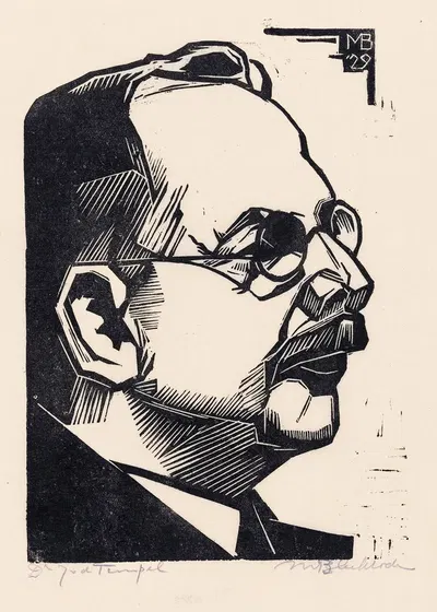 Портрет Яна ван ден Темпеля by Мейер Блекроде, 1929 — digital art print download
