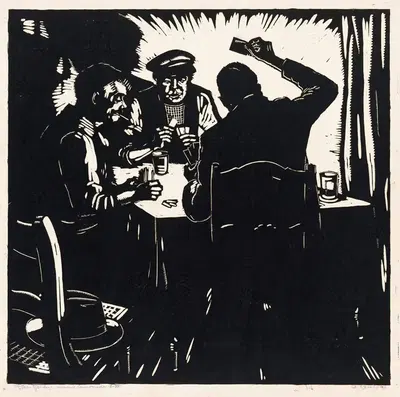 Игроки в карты by Дик Кет, 1929 — digital art print download
