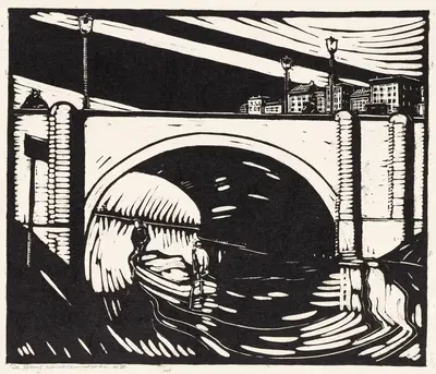 Мост by Дик Кет, 1928 — digital art print download
