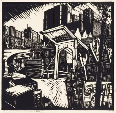 Старый и новый город by Дик Кет, 1929 — digital art print download
