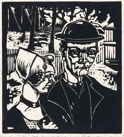 Zondag te Koudekerke by Louis Cardinaals, 1932 — digital art print download
