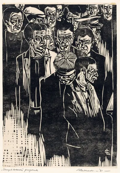 Stempellokaal by Louis Cardinaals, 1931 — digital art print download