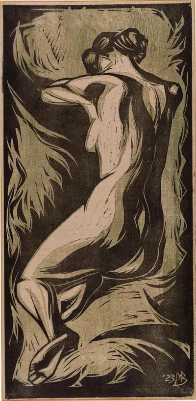Обнаженная женщина by Мейер Блекроде, 1923 — digital art print download
