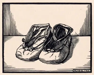 Paar schoenen by Julie de Graag, 1921 — digital art print download