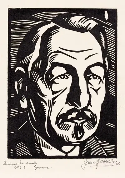 Портрет Питера Йеллеса Труэлстры by Жак Жейхениус Оттенс, 1926 — digital art print download