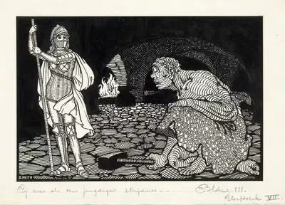 Мужчины, женщины и дети в гостиной by Виллем Потаст, 1887 — digital art print download
